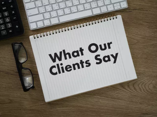 Client testimonials
